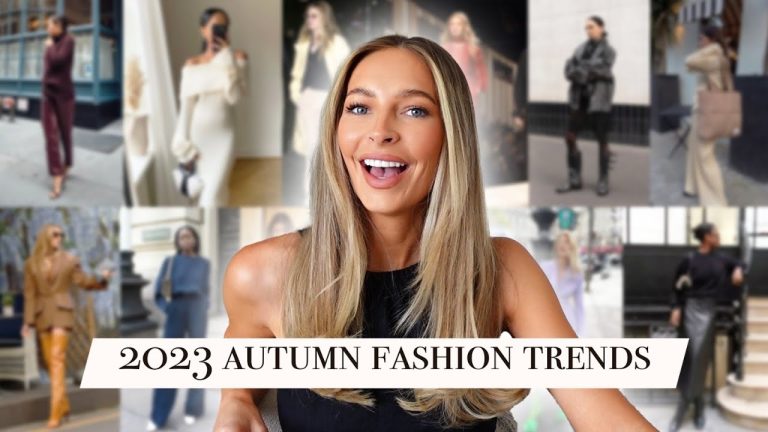 The Top 10 Autumn Fashion Trends for 2023
