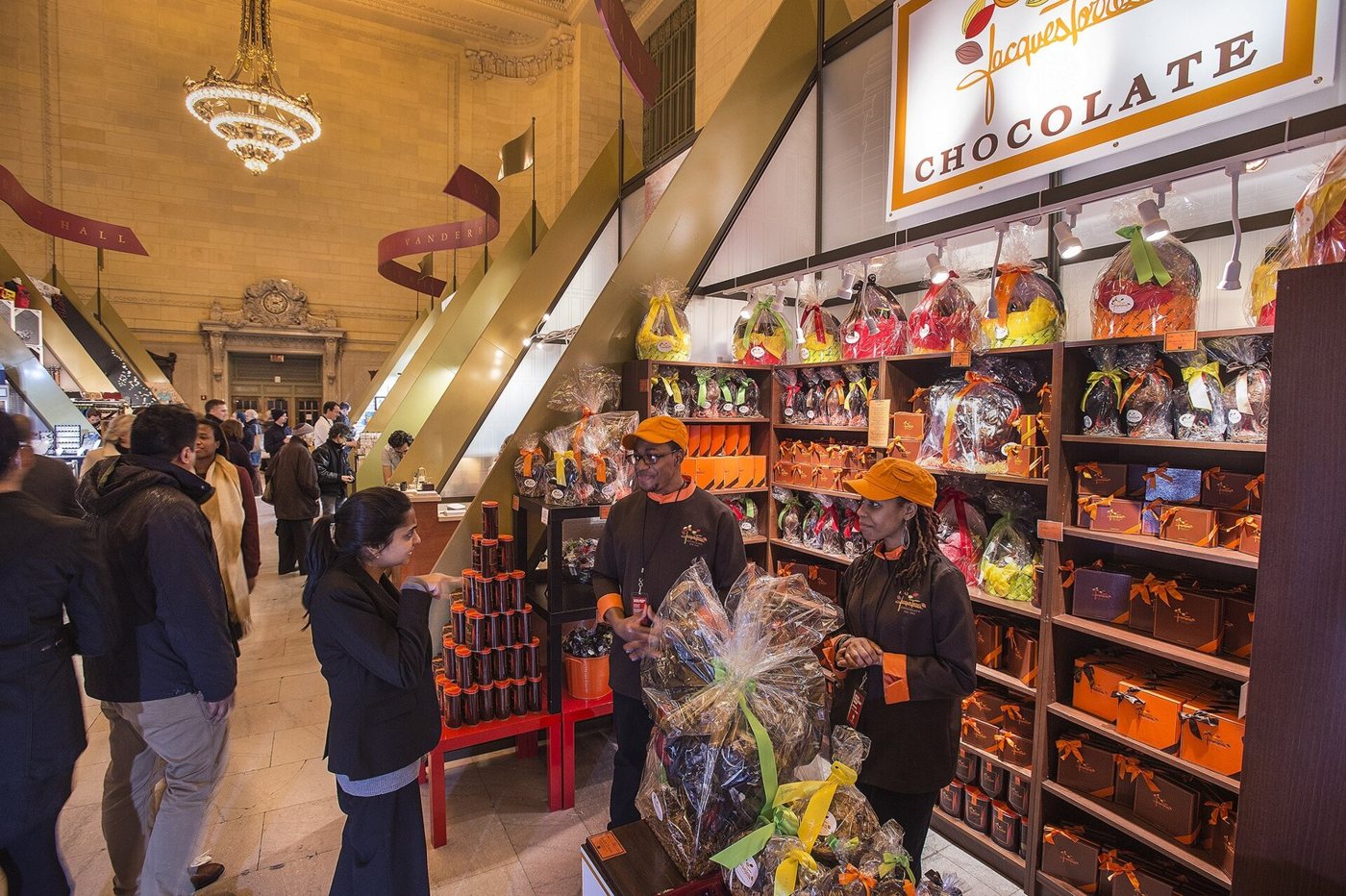 General views of the 15th annual Grand Central Holiday Fair shopping event held in Vanderbilt Hall on Mon., November 17, 2014. The holiday market is o