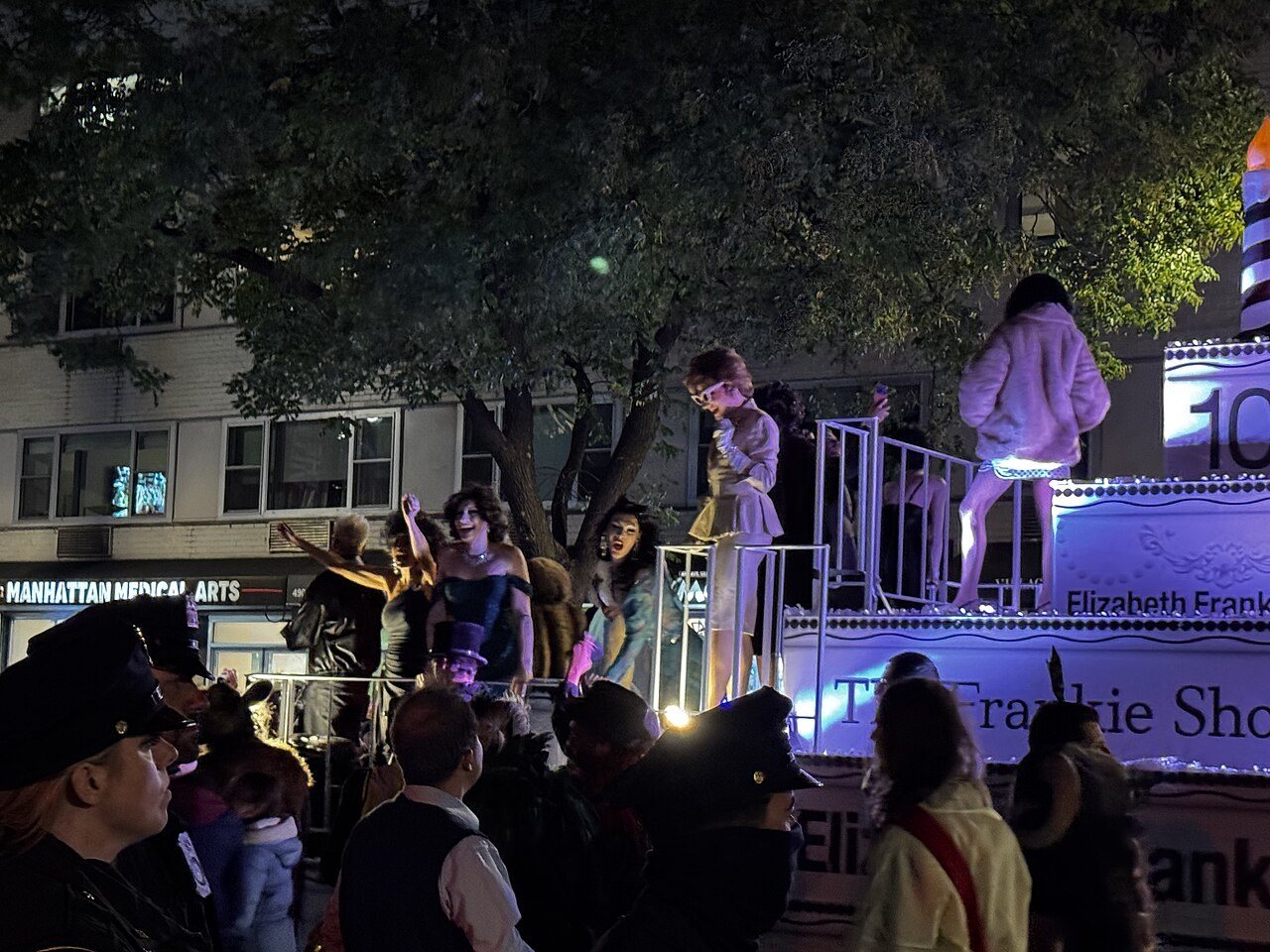 Float at Manhattan's Village 2025 Halloween Parade